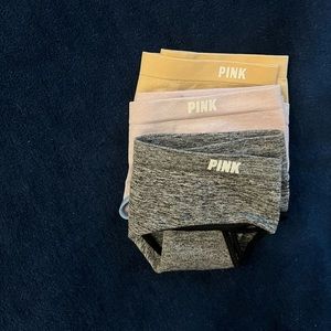 COPY - NWOT set of 3 PINK brand no-show thongs